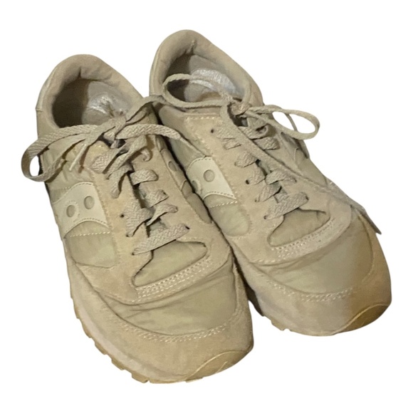 Saucony ‘Jazz’ original leather & nylon retro neutral sneaker. Sz 7 - Picture 4 of 11